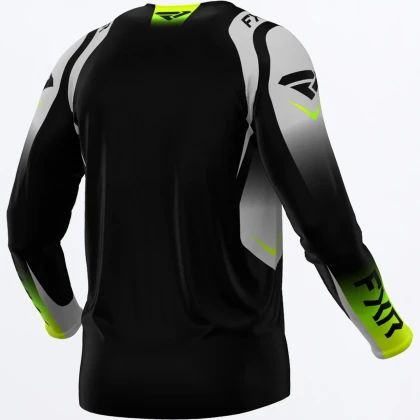 Tricou Enduro FXR RACING CLUTCH PRO MX · Negru / Gri / Galben-Fluo  - 1