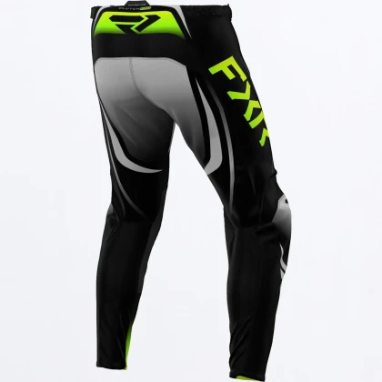 Pantaloni Enduro FXR RACING CLUTCH PRO MX · Negru / Gri / Galben-Fluo  - 1