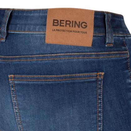 Blugi Moto din Denim Cordura BERING TRUST TAPERED · Albastru  - 3