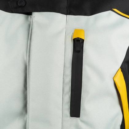 Geacă Moto Touring din Textil BERING ZEPHYR · Negru / Gri / Galben  - 7