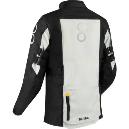Geacă Moto Touring din Textil BERING ZEPHYR · Negru / Gri / Galben  - 1