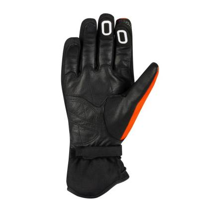 Mănuși Moto din Piele & Textil BERING ZEPHYR · Negru / Portocaliu  - 1