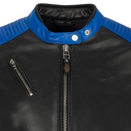 Geacă Moto Damă din Piele SEGURA LADY ROMEO · Negru / Alb  - 4