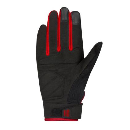 Mănuși Moto din Textil BERING BREEZE · Negru / Roșu  - 1