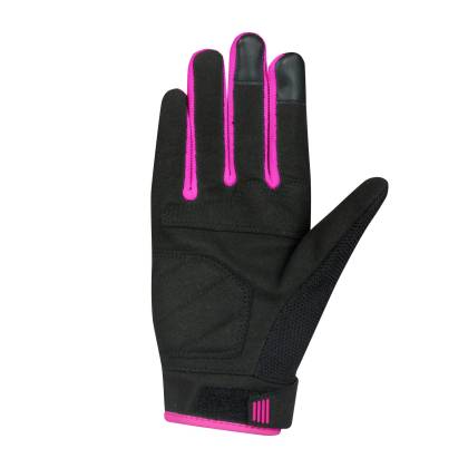 Mănuși Moto Damă din Textil BERING LADY BREEZE · Negru / Roz  - 1