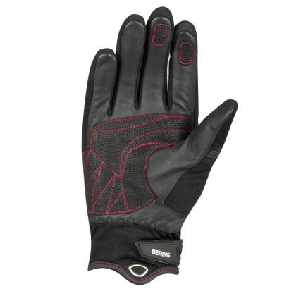Mănuși Moto din Piele & Textil BERING RAID · Negru  - 1