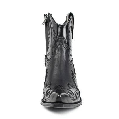 Botine Cowboy Damă SENDRA BOOTS 16695 Gorca Flora Negro · Negru  - 2