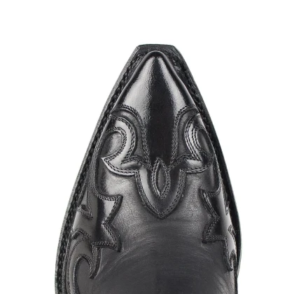 Botine Cowboy Damă SENDRA BOOTS 16695 Gorca Flora Negro · Negru  - 3