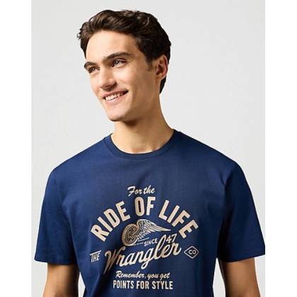 Tricou Casual WILD WEST Americana Tee Navy 112362792 · Albastru  - 2