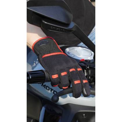 Mănuși Moto Damă din Piele & Textil SEGURA LADY PALMER · Negru  - 2