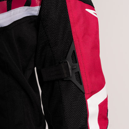 Geacă Moto Damă de Vară din Textil SPEED UP PACE LADY · Negru / Roz  - 3