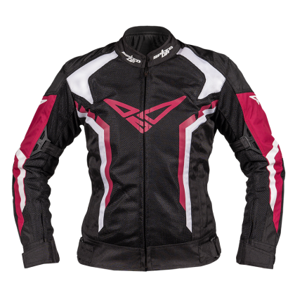 Geacă Moto Damă de Vară din Textil SPEED UP PACE LADY · Negru / Roz  - 0