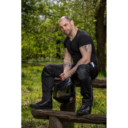 Pantaloni Moto de Vară din Textil SPEED UP PACE · Negru / Gri  - 1