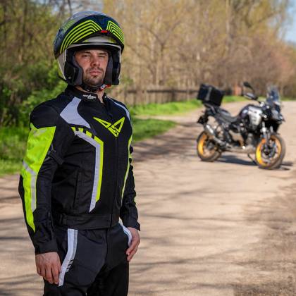 Pantaloni Moto de Vară din Textil SPEED UP PACE · Negru / Gri  - 2