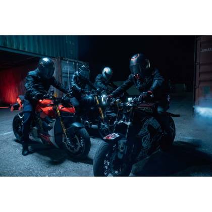 Cască Moto Integrală SHARK SPARTAN RS BLANK MAT SP · Negru / Roșu  - 5