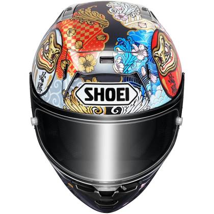 Cască Moto Integrală SHOEI X-SPR PRO Marquez Motegi5 TC-1 · Albastru / Gri / Roșu  - 3