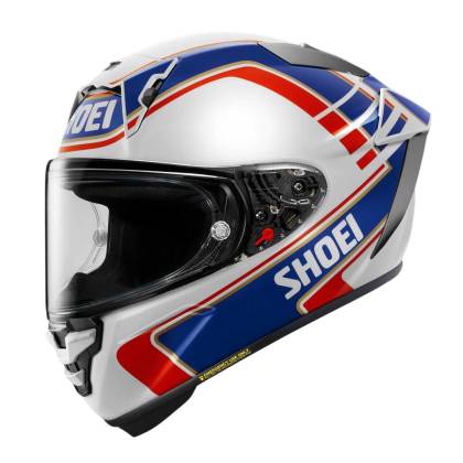 Cască Moto Integrală SHOEI X-SPR PRO Gardner TC-2 · Alb / Albastru / Roșu  - 2