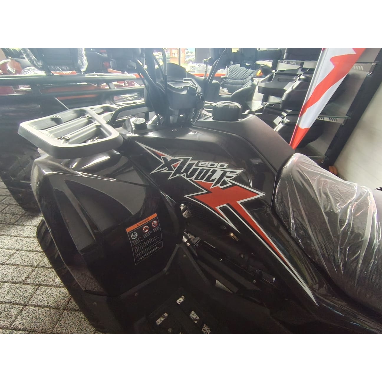 ATV LONCIN XWOLF 200, 196.2cc, 14.3 CP, 10.5 kW, 2WD, T3b · Portocaliu  - 6
