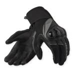Mănuși Moto din Piele Naturală & Textil REVIT Combustion · Negru