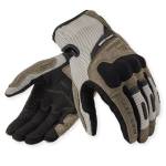 Mănuși Moto de Vară din Textil REVIT Cavern · Nisipiu / Negru