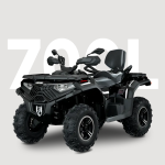 ATV LONCIN XWOLF 700L, 686cc, 47,6 CP, 35kW, 2WD/4WD, T3b · Negru