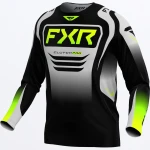 Tricou Enduro FXR RACING CLUTCH PRO MX · Negru / Gri / Galben-Fluo