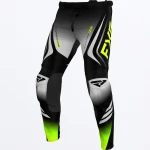 Pantaloni Enduro FXR RACING CLUTCH PRO MX · Negru / Gri / Galben-Fluo