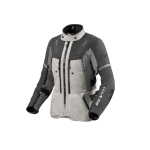 Geacă Moto Damă Touring din Textil REVIT SAND 5 H2O LADIES · Argintiu / Antracit