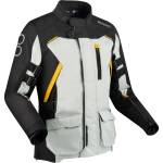 Geacă Moto Touring din Textil BERING ZEPHYR · Negru / Gri / Galben
