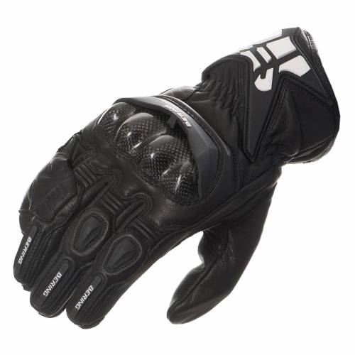 Mănuși Moto din Piele BERING ZAIUS · Negru 