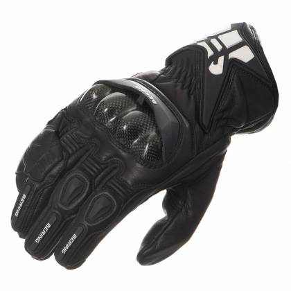 Mănuși Moto din Piele BERING ZAIUS · Negru  - 0