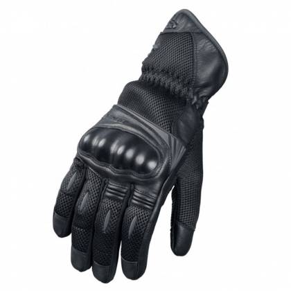 Mănuși Moto din Piele & Textil BERING TX08 · Negru  - 0