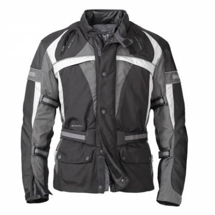 Geacă Moto din Textil VANUCCI VENTUS III · Gri / Alb  - 0