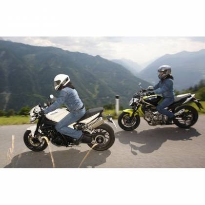 Geacă Moto Denim VANUCCI ESTIVO II · Albastru / Negru  - 2