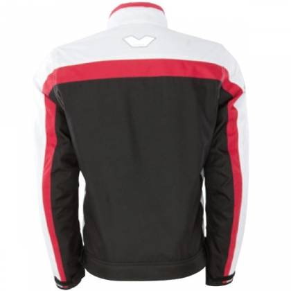 Geacă Moto din Textil BERING DINK · Negru / Alb / Roșu  - 2