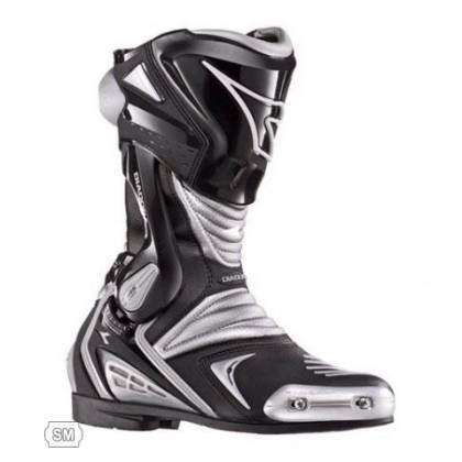Cizme Moto DIADORA RACING BLACK · Negru / Gri  - 0