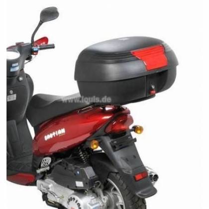 Cutie / Topcase Moto GIVI E42 · Negru / Roșu  - 2