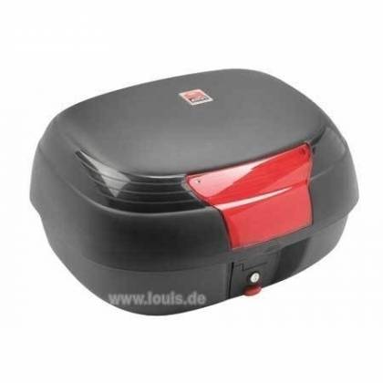 Cutie / Topcase Moto GIVI E42 · Negru / Roșu  - 0