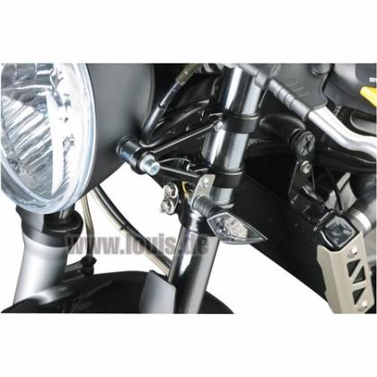 Semnalizator LED mini matt black Carbon Look  - 3