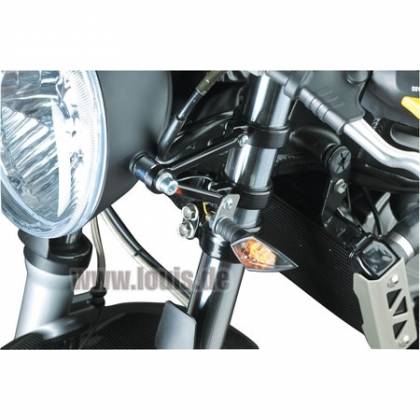 Semnalizator LED mini matt black Carbon Look  - 4