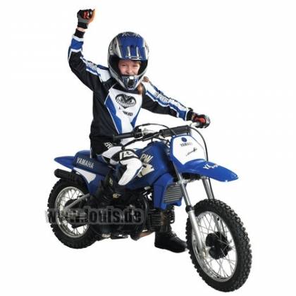 Tricou Enduro - Cross Copii MADHEAD X2B  ·  Negru / Alb / Albastru  - 1