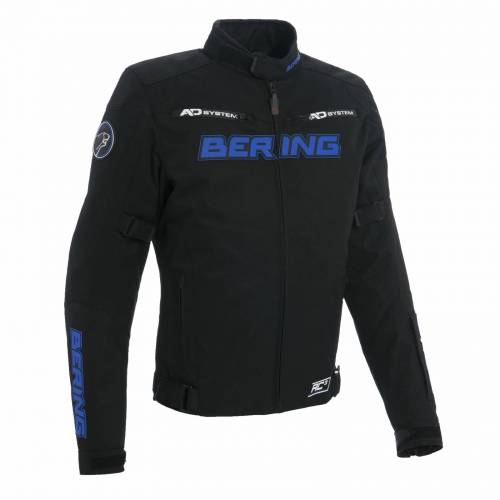 Geacă Moto din Textil BERING ONYX · Albastru / Negru 