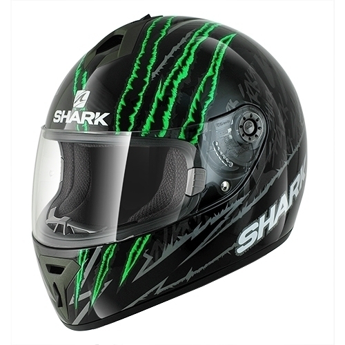 Cască Moto Integrală SHARK S600 TERROR · Verde 