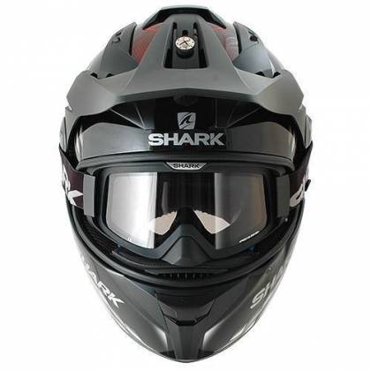 Cască Enduro - Cross SHARK EXPLORE-R ARACHNEUS · Gri / Negru / Roșu  - 1