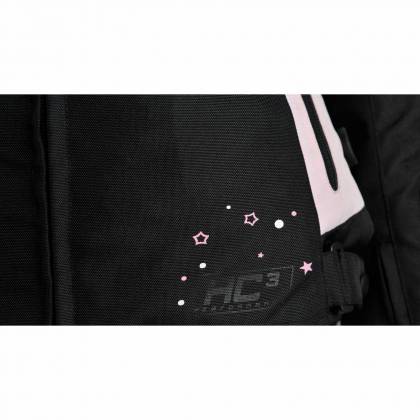 Geacă Moto Damă din Textil BERING LADY KARESS · Negru / Roz  - 2