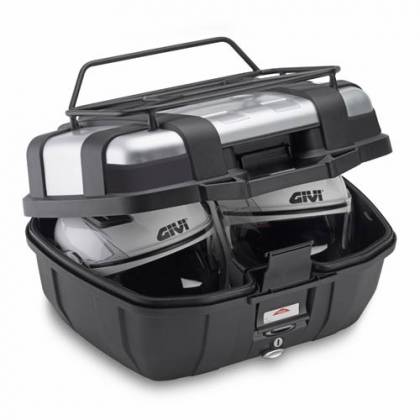 Cutie / Topcase Moto GIVI TRK52N · Negru / Gri  - 1