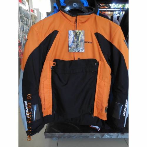 Geacă Moto DAINESE CRUNCH D-DRY  · Negru / Portocaliu 