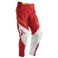 Pantaloni Enduro - Cross THOR S6 PHASE HYPER · Roșu  - 0