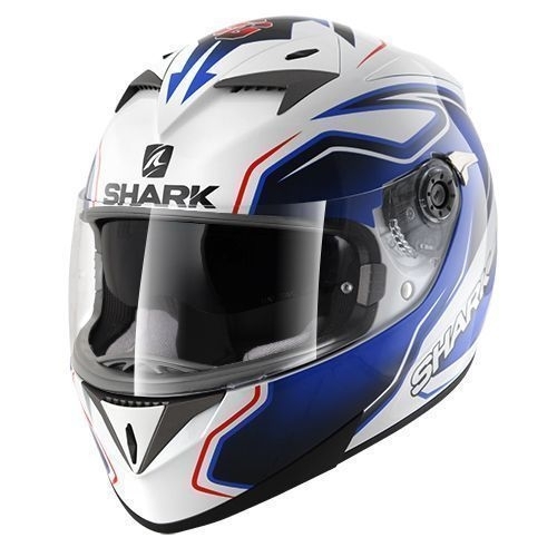 Cască Moto Integrală SHARK S700S REPLICA GUINTOLI · Alb / Albastru 