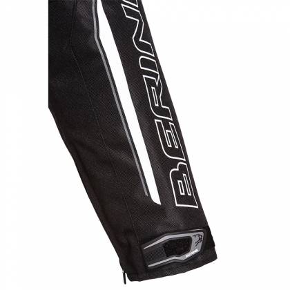 Geacă Moto din Textil BERING ESKADRILLE · Negru / Alb / Verde-fluo  - 2